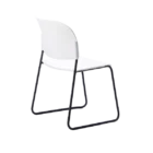 Illumi Chair - White - PP - Back Angled