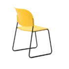 Illumi Chair - Yellow - PP - Back Angled