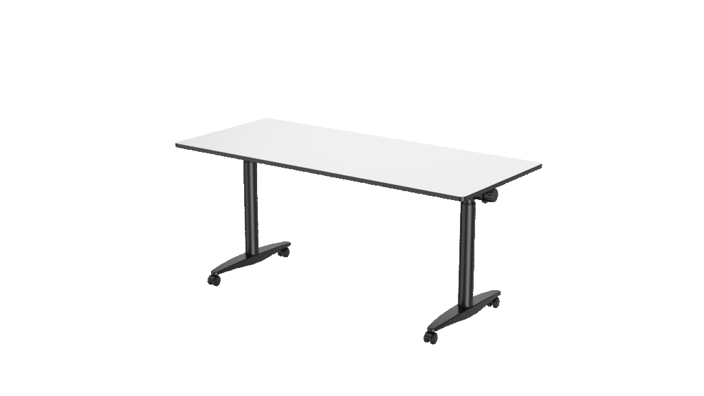 Folding table store height